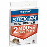 JT Eaton Stick-Em Pro Series Mini Glue Trap For Mice 2 pk, Pack of 24