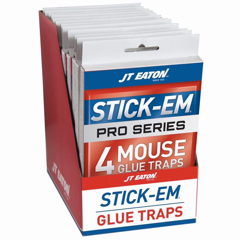 JT Eaton Stick-Em Pro Series Small Glue Trap For Mice 4 pk, Pack of 24