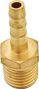 ProSource ATA-057 Hose Plug, 1/4 in, MNPT, Brass, Brass, Pack of 25