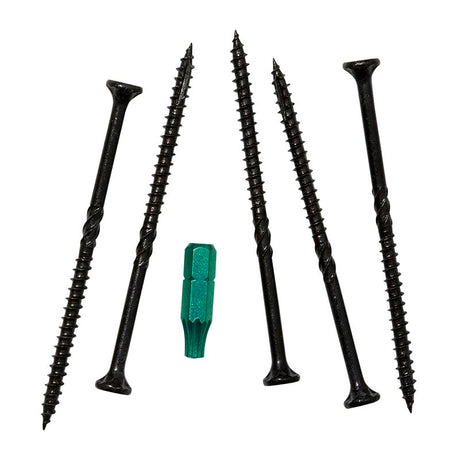 GRK Fasteners R4 Series 03105 Framing Screw, #9 Thread, 3-1/8 in L, Star Drive, Steel, 100 PK