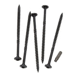 GRK Fasteners RSS 16231 Rugged Structural Screw, 5/16 in Thread, 5-1/8 in L, CEE, W-Cut Thread, Round Washer Head, Steel