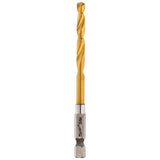 Milwaukee 48-89-4610 Impact Drill Bit, 13/64 in Dia, 3-1/2 in OAL, Twist Flute, 1/4 in Dia Shank, Hex Shank