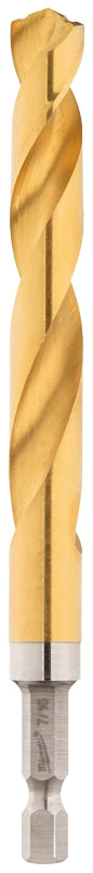 Milwaukee SHOCKWAVE Impact Duty 48-89-4626 Impact-Duty Drill Bit, 29/64 in Dia, 1/4 in Dia Shank, Hex Shank