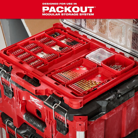 Milwaukee SHOCKWAVE Impact Duty, RED HELIX Series 48-89-4672 Drill Bit Set, 29-Piece, Steel/Titanium