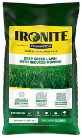 Ironite 100544883 Mineral Supplement 1-0-0 Fertilizer, 15 lb, Granular, 1-0-0 N-P-K Ratio