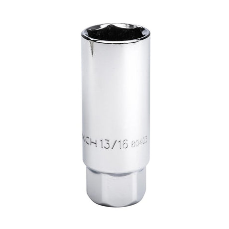 GearWrench 80403 Spark Plug Socket, 13/16 in Socket, 3/8 in Drive, Square Drive, 6-Point, Alloy Steel