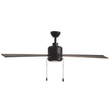 Boston Harbor S2501018-2-MBK Indoor Ceiling Fan, 52 in Sweep