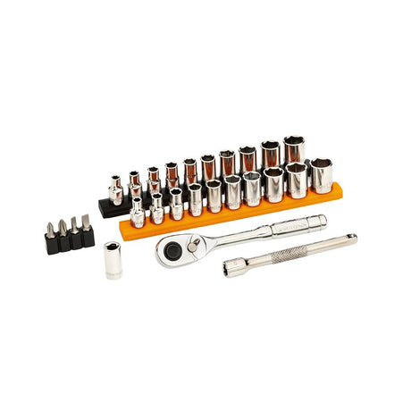 GearWrench GWXSCBMTS14 Mechanics Hand Tool Set, 27-Piece, Steel, Chrome
