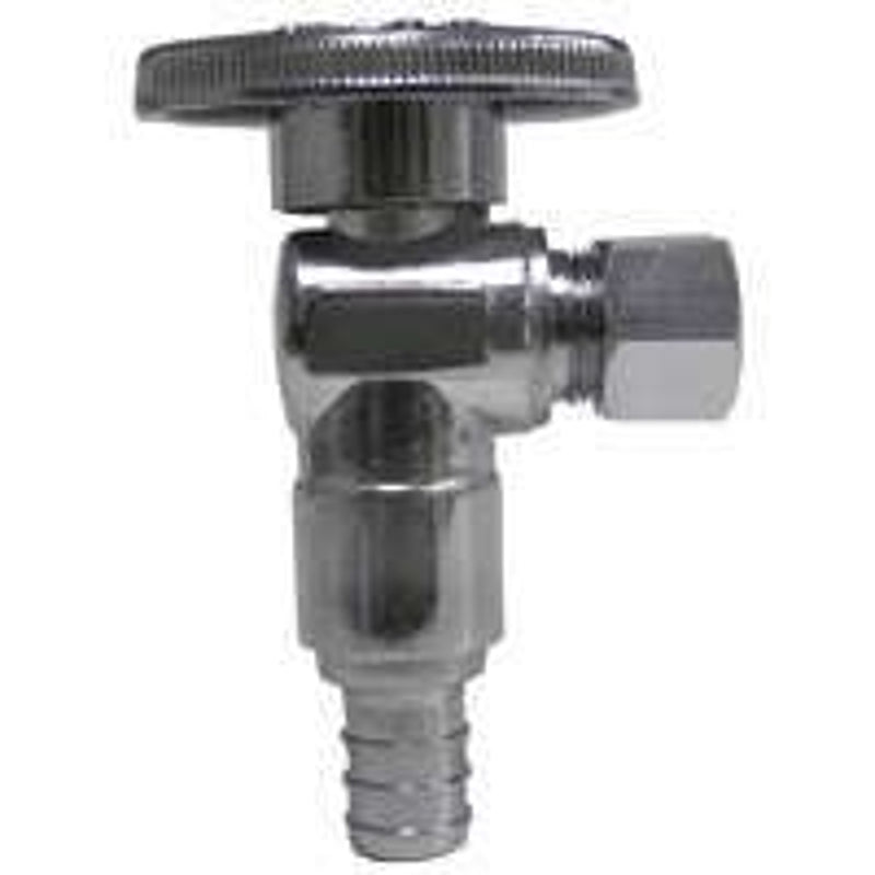 Plumb Pak PP2882LF/PBQT250 Stop Valve, 1/2 x 3/8 in Connection, PEX x Compression, Brass Body