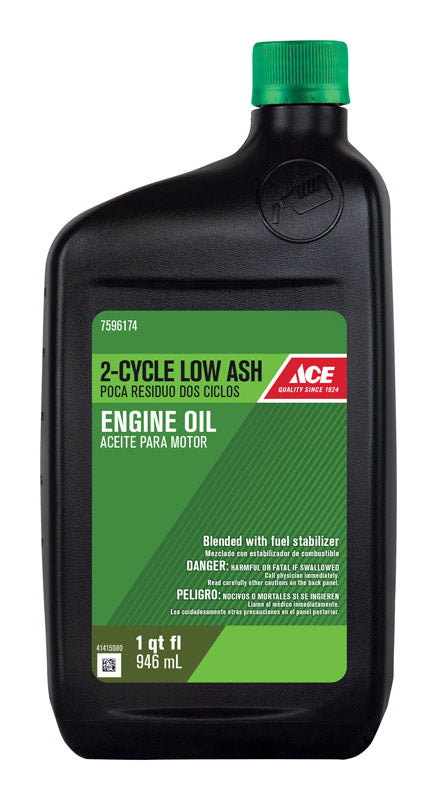 Ace 2-Cycle Low Ash Engine Oil 1 qt, Pack of 6