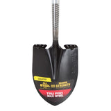 Truper Tru Pro 40 in. Steel Round Digging Shovel Steel Handle