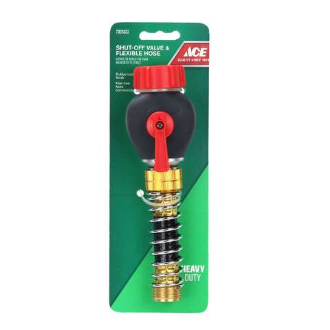 Ace Metal Threaded Male Hose Flex Shut-off Valve