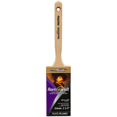 ArroWorthy Rembrandt 2-1/2 in. Medium Stiff Flat Paint Brush