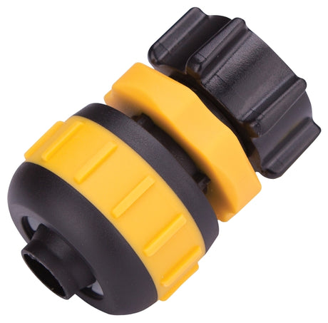 Landscapers Select GC629 Hose Coupling, 5/8 to 3/4 in, Female, Plastic, Yellow and Black