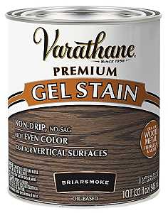 Varathane 358173 Premium Gel Stain, Briarsmoke, Liquid, 1 qt