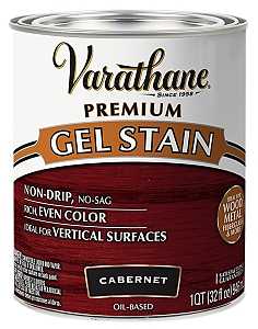 Varathane 358300 Premium Stain, Cabernet, Gel, Paste, 1 qt