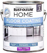 Rust-Oleum 358584 Concrete Floor Coating, Semi-Gloss, 1 gal