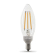 Feit Electric BPCTC100927CAFIL/2 Filament LED Bulb, B10 Lamp, 100 W Equivalent, E12 Candelabra Lamp Base, Dimmable