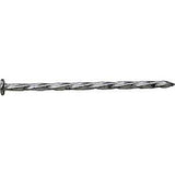 ProFIT 0010159 Deck Nail, 8D, 2-1/2 in L, Steel, Hot-Dipped Galvanized, Flat Head, Spiral Shank, 25 lb