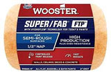 Wooster RR924-4 Roller Cover, 1/2 in Thick Nap, 4 in L, Knit Fabric Cover, Lager