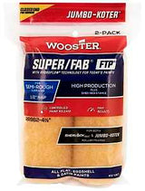 Wooster RR982-4 1/2 Roller Cover, 1/2 in Thick Nap, 4-1/2 in L, Fabric Cover, Gold