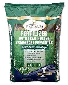 Landscapers Select 902726 Crabgrass Killer Fertilizer, Granular, 23-0-4 N-P-K Ratio