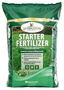 Landscapers Select 902740 Lawn Starter Fertilizer Bag, 12-20-6 N-P-K Ratio