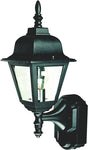 Heath Zenith Dualbrite Series HZ-4191-BK Motion Activated Decorative Light, Incandescent Lamp