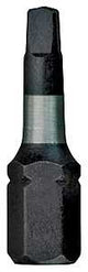 Milwaukee SHOCKWAVE 48-32-4473 Power Bit, #3 Drive, Square Recess Drive, 1/4 in Shank, Hex Shank, 2 in L