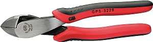 Gardner Bender GPS-3228 Diagonal Cutting Plier, 8 in OAL, 1-3/8 in Jaw Opening, Red Handle, Comfort-Grip Handle, 3/4 in L Jaw