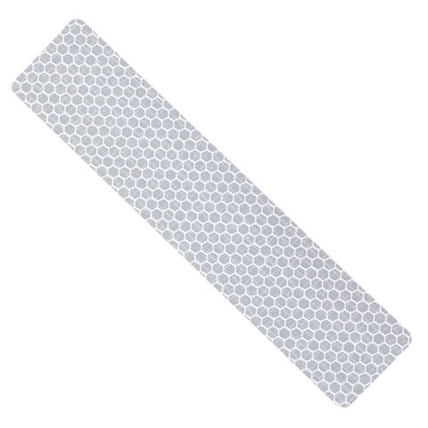 HILLMAN 1.3 in. W X 6 in. L White Reflective Safety Tape 1 pk, Pack of 6