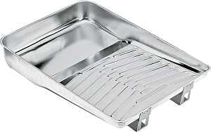 Wooster R402-11 Paint Tray, 16-1/2 in L, 11 in W, 1 qt, Steel, Clear