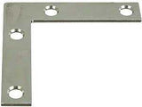 National Hardware 117BC Series N266-502 Corner Brace, 2-1/2 in L, 1/2 in W, 2-1/2 in H, Steel, Zinc, 0.07 Thick Material, Pack of 40