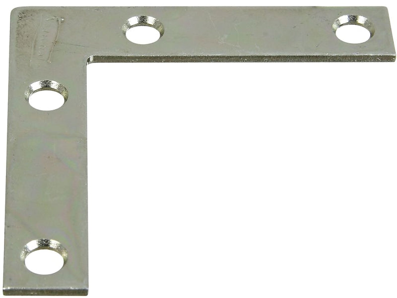 National Hardware 117BC Series N266-502 Corner Brace, 2-1/2 in L, 1/2 in W, 2-1/2 in H, Steel, Zinc, 0.07 Thick Material, Pack of 40