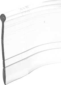 Prime-Line M 6184 Shower Door Bottom Seal, Vinyl, Clear, Pack of 6