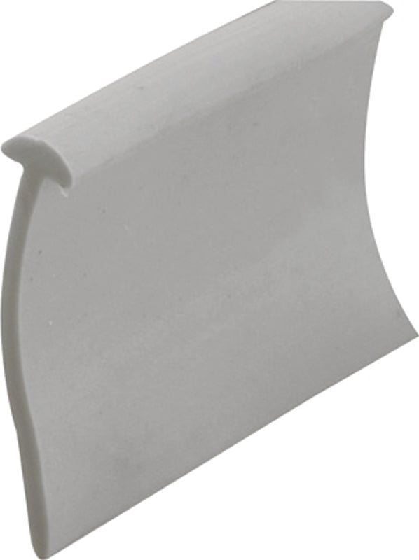 Prime-Line M 6230 Shower Door Bottom Seal, Half-Round, Vinyl, Black, Pack of 6