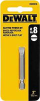 DEWALT DW2016 Power Bit, #8 Drive, Slotted Drive, 1/4 in Shank, Hex Shank, 2 in L, Steel