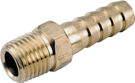 Anderson Metals 129 Series 757001-1008 Hose Adapter, 5/8 in, Barb, 1/2 in, MPT, Brass