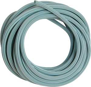 Make-2-Fit P 7644 Screen Retainer Spline, 0.230 in D, 25 ft L, Vinyl, Gray, Round