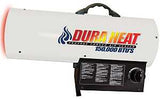 Dura Heat GFA150A Forced Air Heater, 100 lb Fuel Tank, Liquid Propane, 120000/135000/150000 Btu, 99 % Efficiency