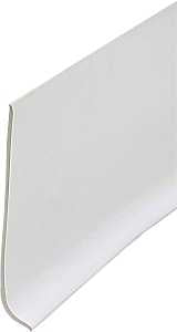 M-D 23944 Wall Base, 1/2 in Thick, White, 4 ft L, 4 in W, Vinyl, Pack of 18