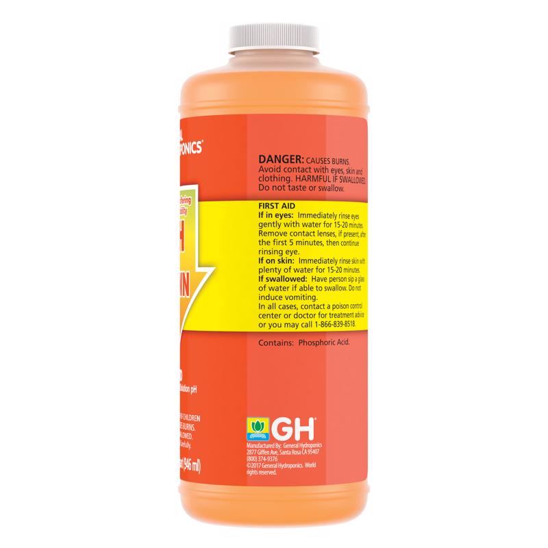 General Hydroponics pH Down Liquid pH Control 1 qt, Pack of 12