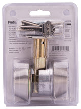 ProSource D762V-PS Deadbolt, 2 Grade, Satin, 2-3/8 to 2-3/4 in Backset, SC1 Keyway, 1-3/8 to 1-3/4 in Thick Door