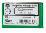 HILLMAN No. 10 X 2 in. L Hex Hex Head Screws w/Washers 75 pk