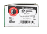 HILLMAN No. 10 X 2 in. L Slotted Hex Washer Head Sheet Metal Screws 100 pk