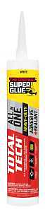 Superglue Corp 11711001 Construction Adhesive, White, 9.8 oz, Cartridge