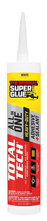 Superglue Corp 11711001 Construction Adhesive, White, 9.8 oz, Cartridge