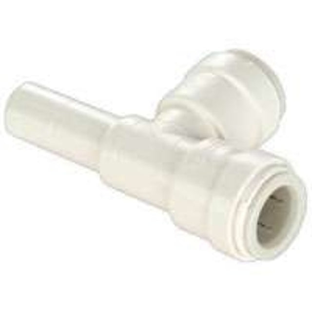 Watts 3533-10 Pipe Tee, 1/2 in, Sweat Push-Fit, Plastic, White, 100 psi Pressure