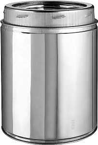 Selkirk 208006 Chimney Pipe, 10 in OD, 6 in L, Stainless Steel