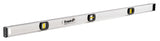 Empire 540-48 I-Beam Level, 48 in L, 3-Vial, Non-Magnetic, Aluminum, Silver